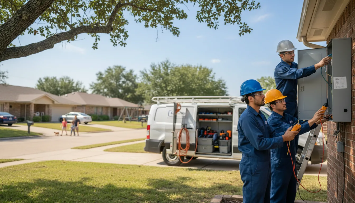 Certified electrician providing emergency electrical services in Fleming Island, FL